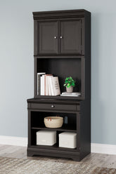 Tampa Furniture Outlet Lutz - Ashley Furniture - Beckincreek Bookcase - Bookcase / Black - H778H7